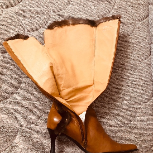 🌺🌺🌺HENRY FERRERA LEATHER BOOTS SIZE 38.5 - Picture 7 of 8